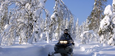 Lappland im Winter